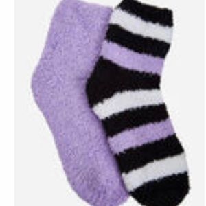 Ashley Stewart 2 pack of fuzzy socks NWT